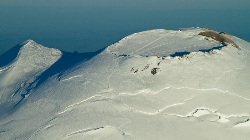 Summit Crater Of Mount Rainier